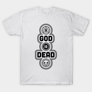 God is Dead. Nietzsche. T-Shirt